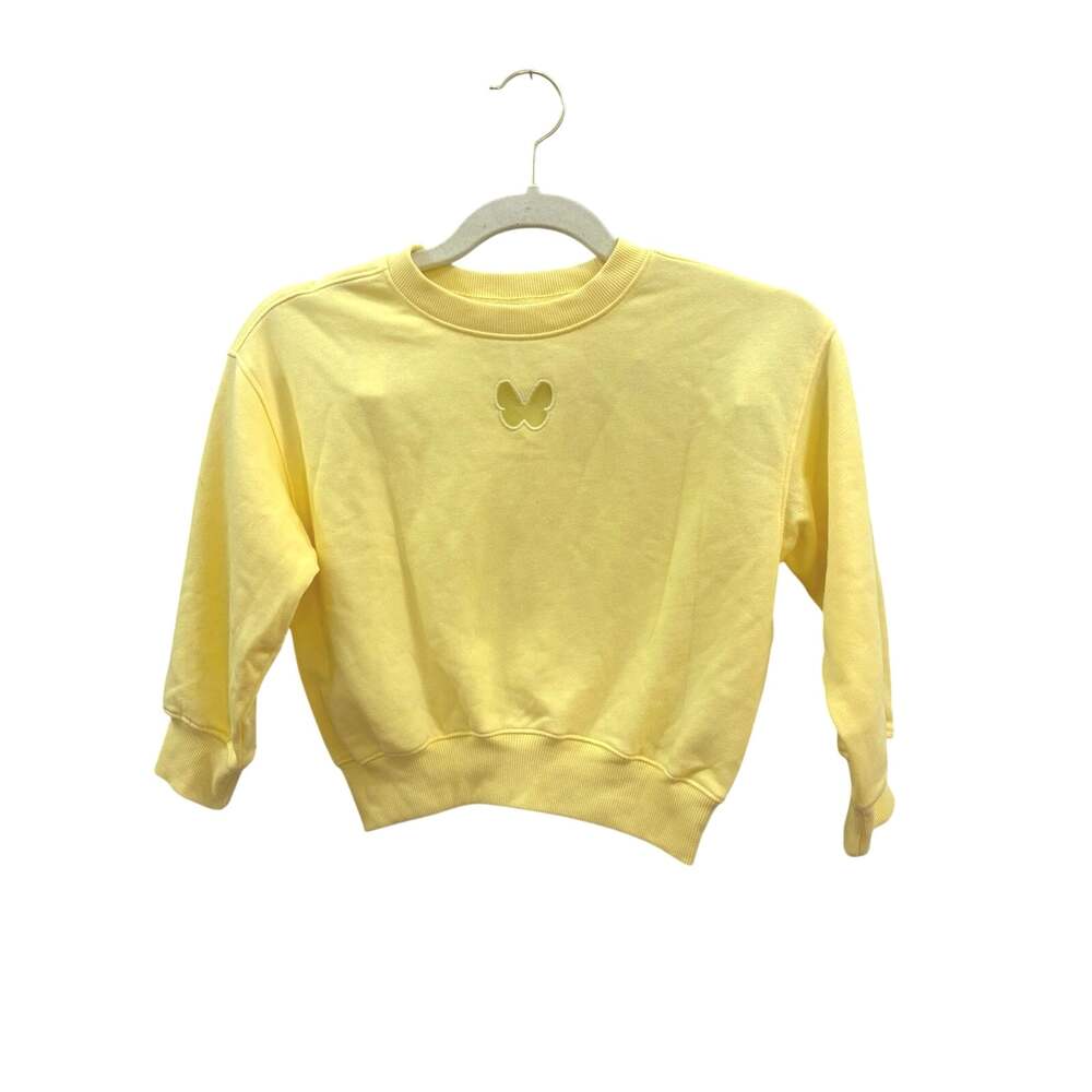 Old Navy Sunny Yellow Butterfly Sweatshirt
